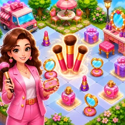 أيقونة Merge 3 Makeover - Merge Games